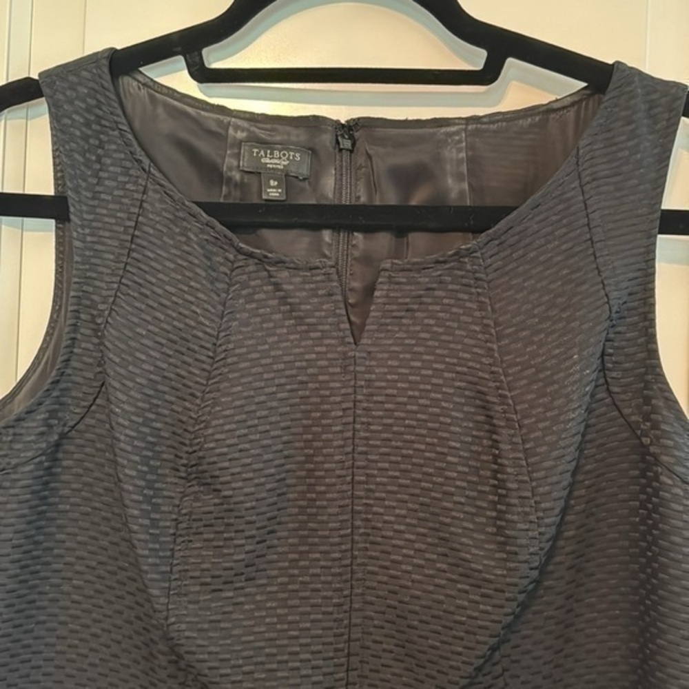 Talbots sleeveless silk blend dress, size 8p